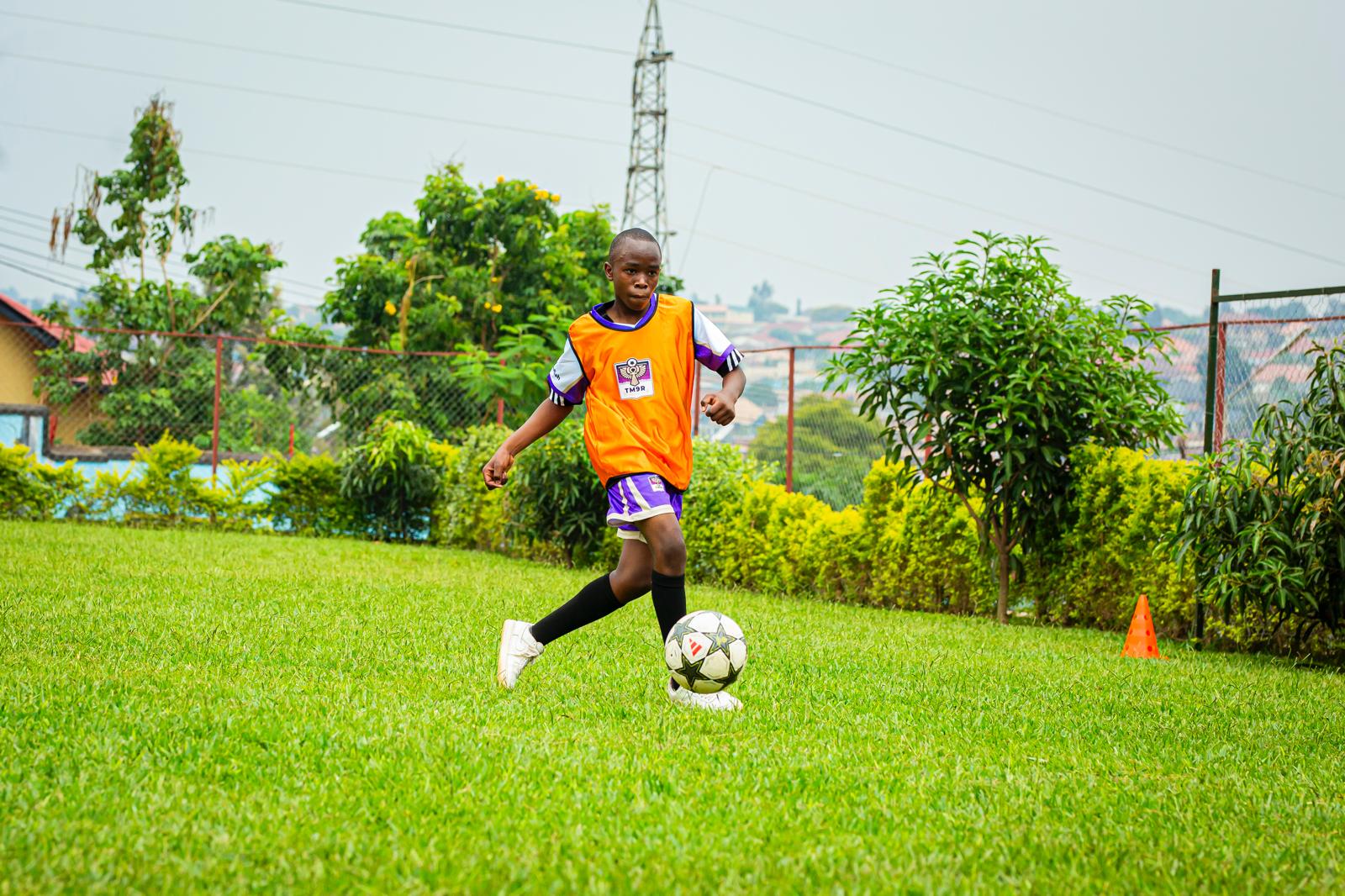 Young player on the ball
